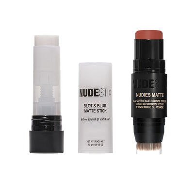 Kit Primer Blot and Blur + Bronzer Nudestix Beach Babe